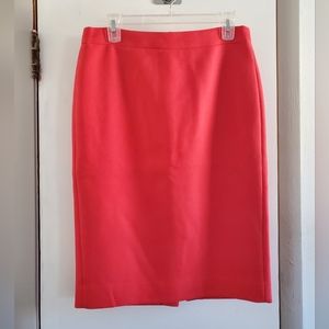 J Crew No 2 Pencil Skirt in Double Serge Wool 6 Tall